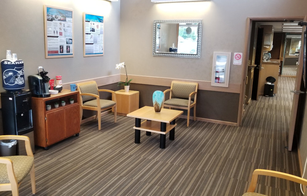 Waiting room at ESR