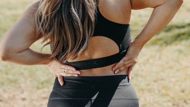 working out with back pain